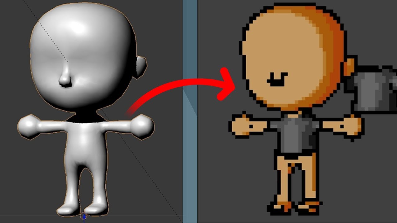 blender 3d to 2d