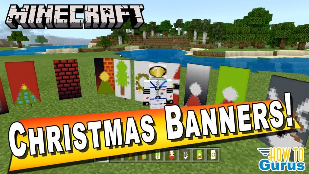 How To Make Minecraft Banner Designs For Christmas Minecraft Bedrock And Java Game Designers Hub