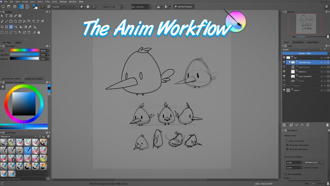 Krita animation tutorial - downloadsmokasin