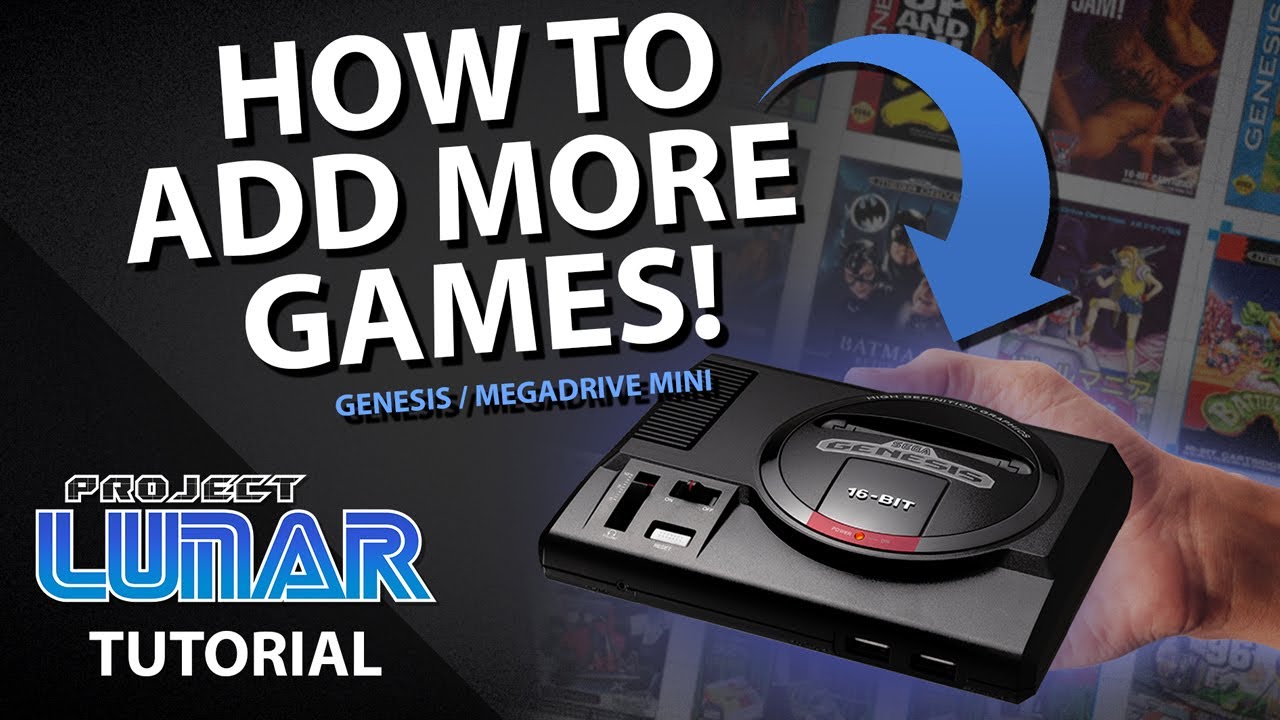 Project Lunar Tutorial For The Sega Genesis Mini It's Finally Here