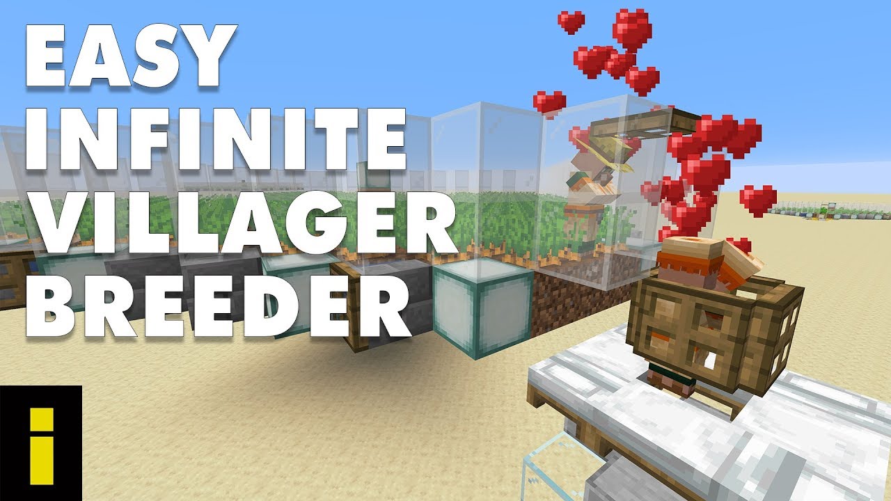 Easy Infinite Villager Breeder For Minecraft 1.15.1 (Tutorial) Game Designers Hub